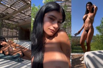 Mia Khalifa 17min Lounging Outside Video