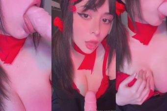 Pinkchyu Dildo Blowjob Video